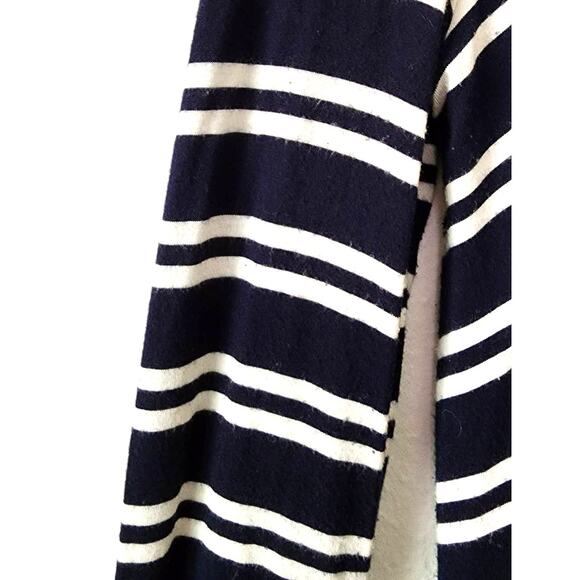 Anthropologie Maeve Turtleneck Stripe Swing Dress Size XS - Picture 7 of 9